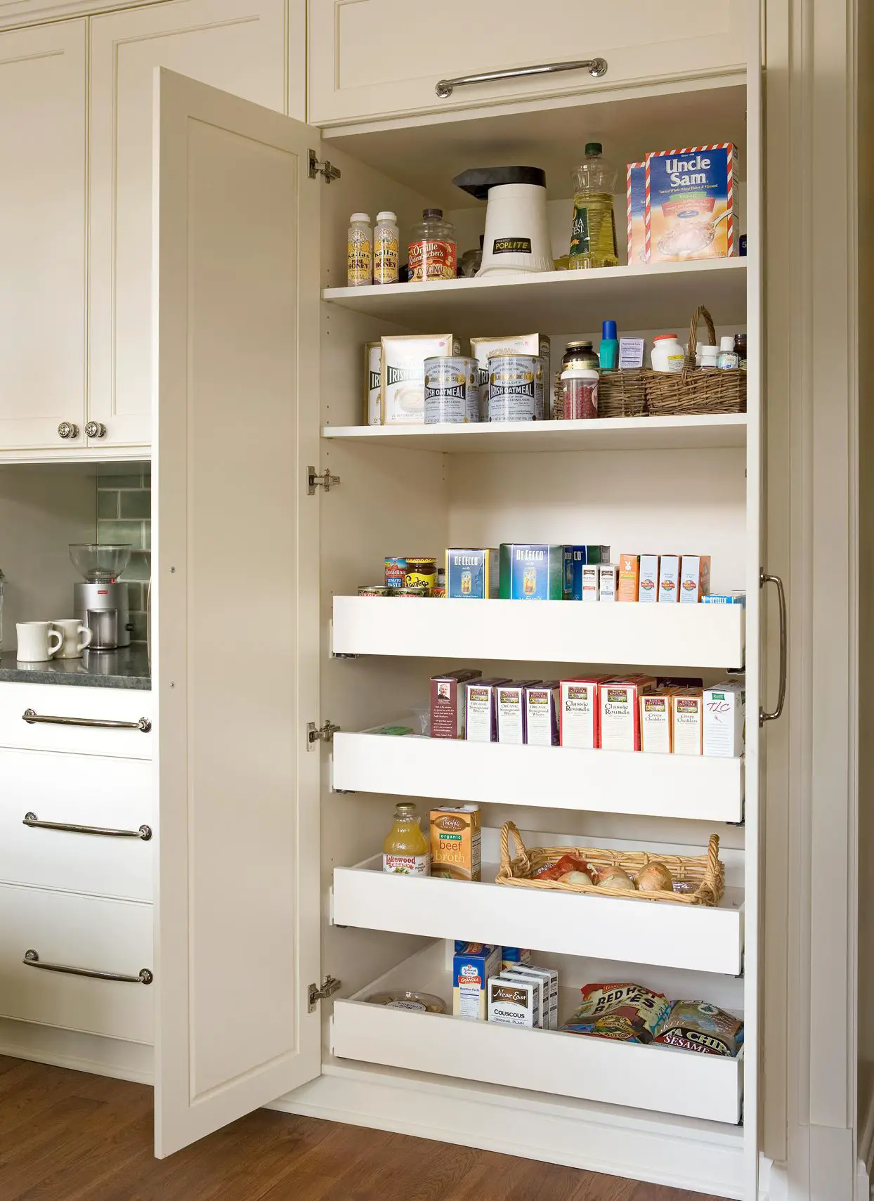 pull out pantry shelves