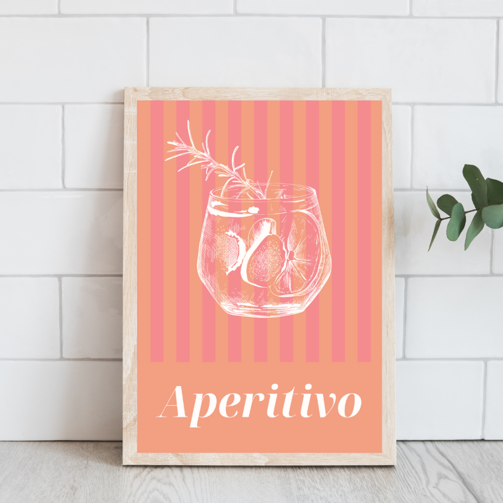 Aperitivo kitchen art sign