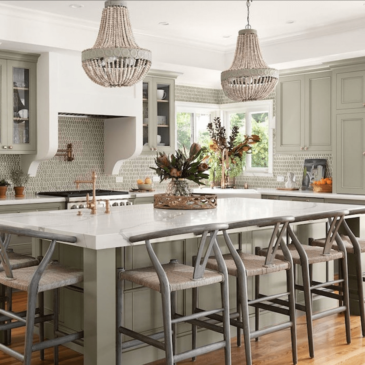 The 15 Prettiest Sage Green Kitchen Cabinets - Pretty My Kitchen